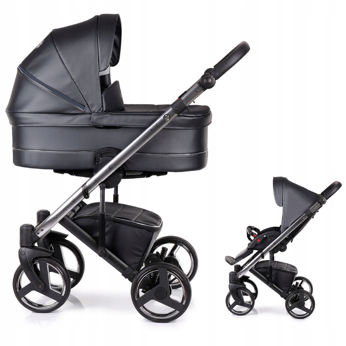 Дитячий візок EMJOT NERI COBALT FLEUR 2в1 — багатофункціональний