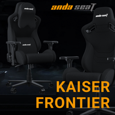 Крісло ігрове Anda Seat Kaiser Frontier Fabric Black Size XL