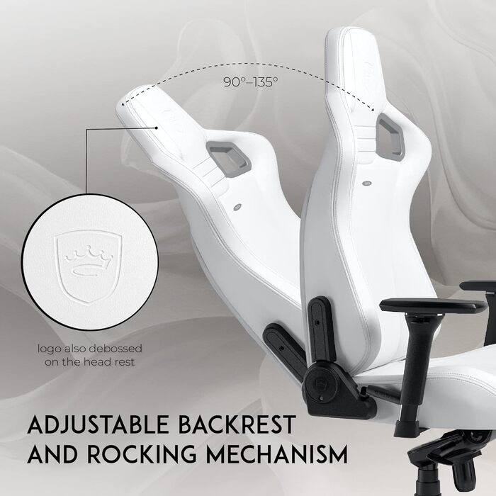 Крісло ігрове Noblechairs Epic Mercedes-AMG Petronas F1 Team Edition, чорне, з підтримкою шиї та попереку