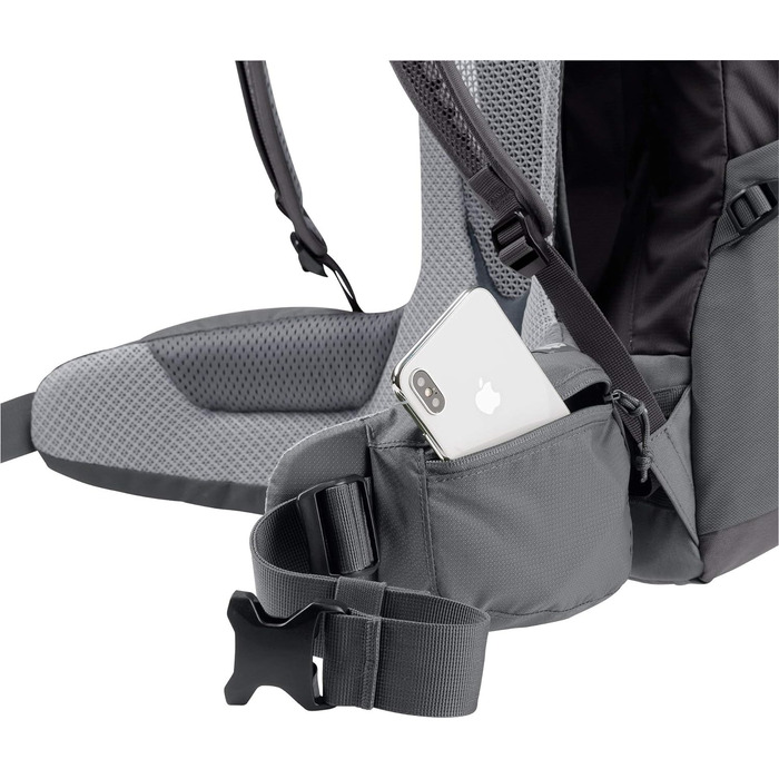 Рюкзак для туризму Deuter Futura Pro 40 л чорний-графіт L