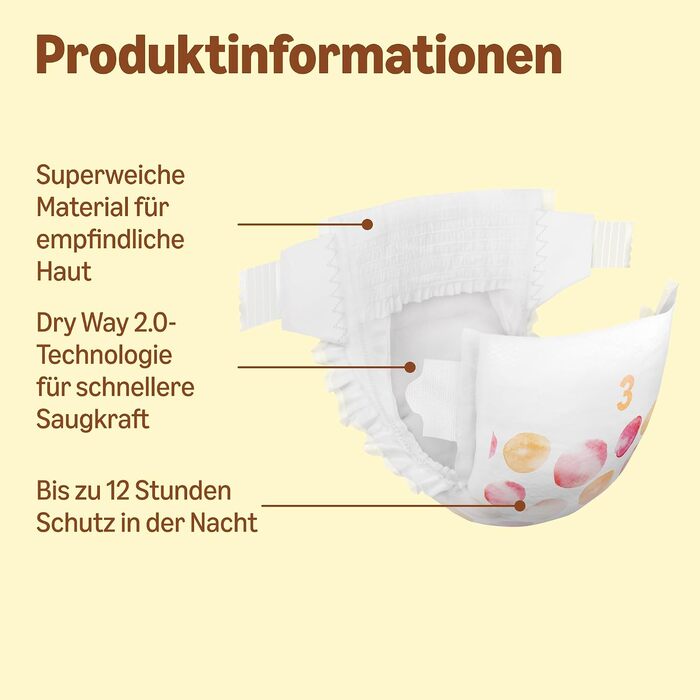 Підгузки By Amazon Ultra Dry, розмір 3 (4-9 кг), білі, 172 шт (набір 2х86 шт), місячний запас
