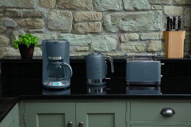 Тостер Russell Hobbs Inspire на 2 тости, нержавіюча сталь, з підставкою для булочок, 6 режимів, розморожування та підігрів 24373-56