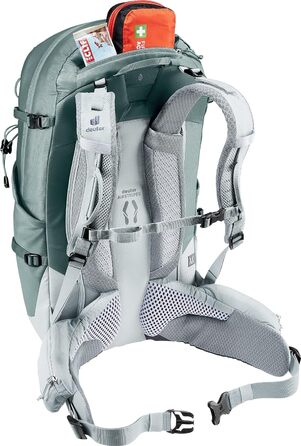 Жіночий туристичний рюкзак Deuter Trail Pro 31 SL для скелелазіння та походів, бірюзовий