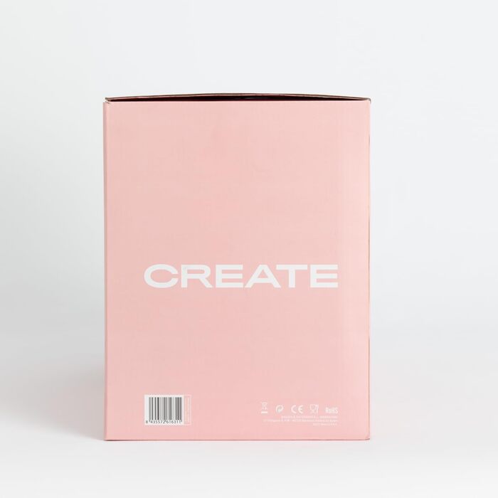 Блендер ручний CREATE/BLENDER MATTE американський стиль, шавлієво-зелений, 800Вт, 1.5л, 4 леза з нержавіючої сталі, 2 швидкості, захист, 1м кабель