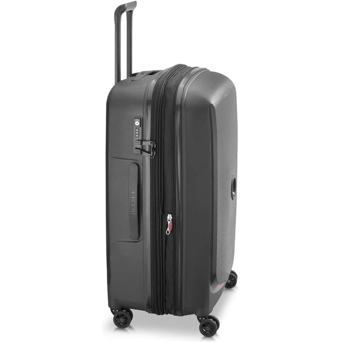 Валіза DELSEY PARIS Belmont Plus XL, розширювана, чорна