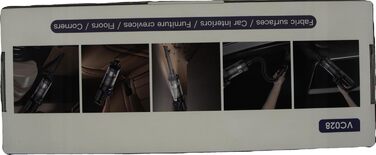 Пилосос ручний бездротовий ponoseu, 18000Па, безщітковий мотор, для авто, дому та шерсті тварин, 64000 об/хв, акумуляторний