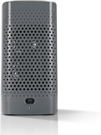 Міні кондиціонер EASYmaxx 3-в-1: вентилятор, охолоджувач, зволожувач повітря, з водяним баком, USB/батарея, для дому та подорожей, антрацит, 6V, тихий