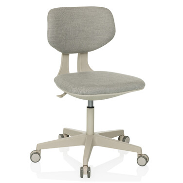 Дитячий письмовий стілець / дитячий стілець KID CLASSIC тканина сірий hjh OFFICE