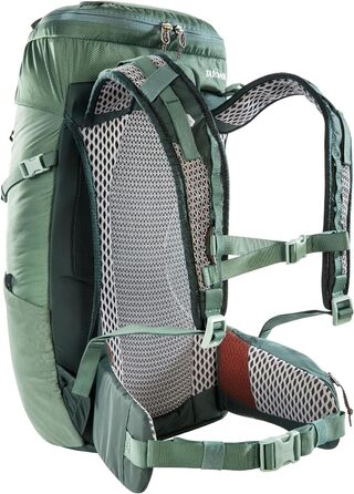 Рюкзак для туризму Tatonka Hike Pack 22, 22 л, з вентиляцією спини та дощовиком, салатовий