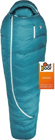 Зимовий спальний мішок Grüezi Bag Biopod DownWool Subzero, 200 см (Autumn Blue, на ріст до 175 см)
