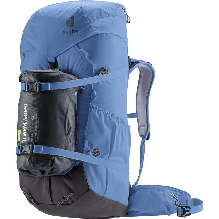 Жіночий експедиційний рюкзак Deuter Gravity Expedition 45+ SL, 45 л, синьо-сірий