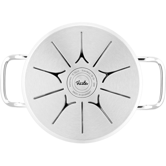 Каструля Fissler Original-Profi Collection з кришкою зі скла, нержавіюча сталь, Cookstar, для індукційних плит, 16 см, 2.1 л