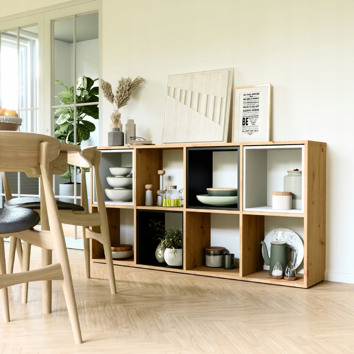 Стелаж TopEshop 147 x 75 x 30 см, дуб артизан