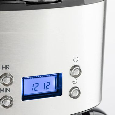 Кавоварка крапельна H.Koenig MG30, 1.5 л, 12-20 чашок, програмована, LCD, срібляста