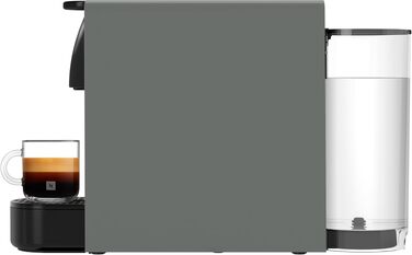 Кавомашина Nespresso Essenza Mini Krups сіра: капсульна, 19 бар, 0.6 л, енергозберігаюча, 1260 Вт