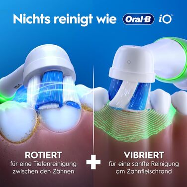 Електрична зубна щітка Oral-B iO Series 3, світло-блакитна (Ice Blue), 1 щітка + 3 смінні насадки