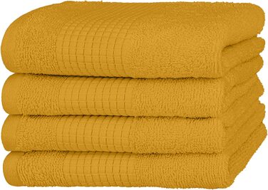 Набір рушників Merana Rome, 2 шт 70x140 см, манго, махрові, 100% бавовна, OEKO-TEX, 590 GSM, м'які, пухнасті, преміум-якість
