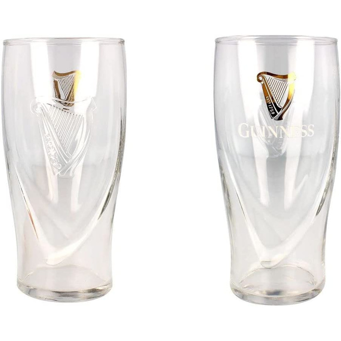 Набір келихів Guinness з арфою, 2 шт, ірландський стиль, McLaughlin's