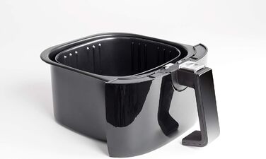 Аерофритюрниця Caso AF200, 3 л, 6 програм, 60-200°C, здорове смаження без олії, нержавіюча сталь, легке очищення, чорна