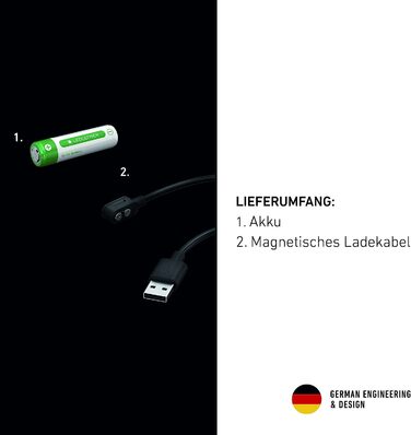 Ledlenser ML4 ліхтар-лампа для кемпінгу, 300 люмен, до 45 годин, акумуляторна, з магнітним зарядним кабелем