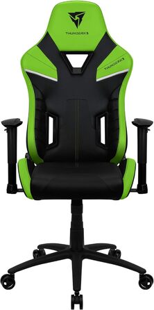 Ігрове крісло ThunderX3 TC5, ергономічне, для комп'ютера, до 150 кг, чорне/зелене