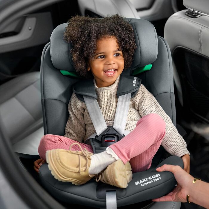 Дитяче автокрісло Maxi-Cosi Emerald 360 S i-Size з ISOFIX, для дітей від 40 до 150 см (Tonal Graphite)