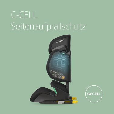 Автокрісло Maxi-Cosi RodiFix M i-Size для дітей 3,5-12 років, ISOFIX, захист від бічних зіткнень G-CELL, регульована висота, чорний колір