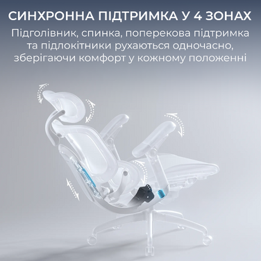 Крісло офісне Sihoo C300 PRO V2 Black