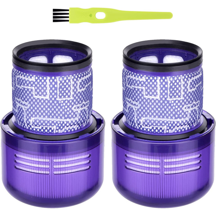 Фільтр для Dyson V11, 2 шт, змінний миючий фільтр для пилососа Dyson V11 SV14 Animal, Drehmomentantrieb, Komplett, заміна DY-970013-02 V11-2P