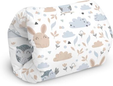 Подушка для годування Amilian Baby klein з наповнювачем, 22x20 см, для подорожей, з рукавом для рук