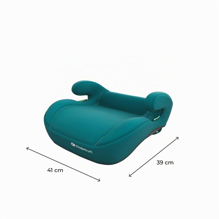 Дитяче автокрісло Kinderkraft I-SPARK 2 PRO (100-150 см), 2в1, i-Size, чорне/зелене