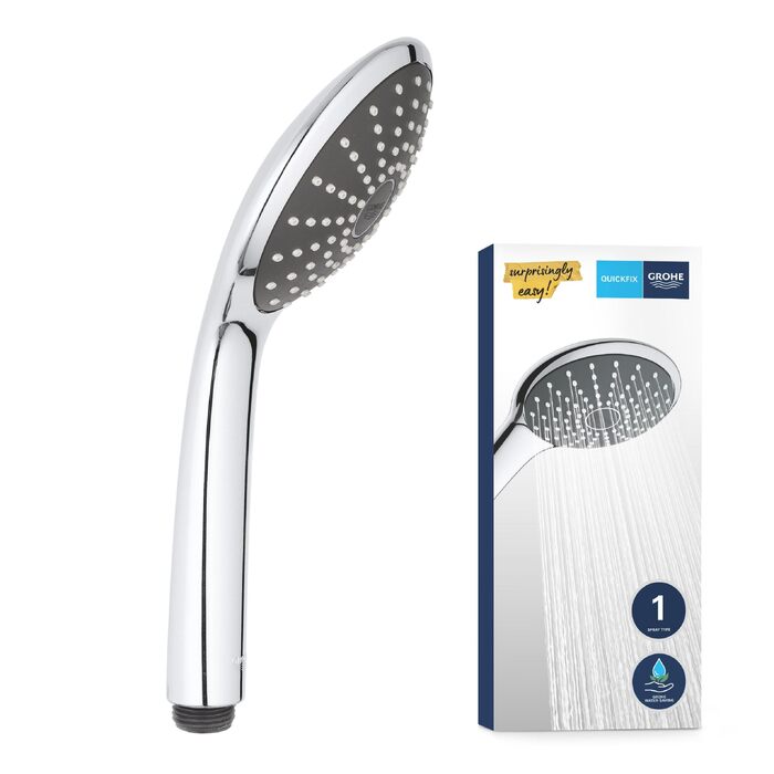Ручний душ GROHE Vitalio 110 з системою Antikalk, круглий, хром, 27319000