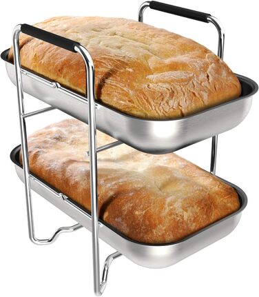 Хлібопічка Imetec La Panetteria +Zeroglu для хліба, чіабати, булочок і кексів з натурального та безглютенового борошна, 20 програм, 2 лопатки, контроль температури, з рецептурником