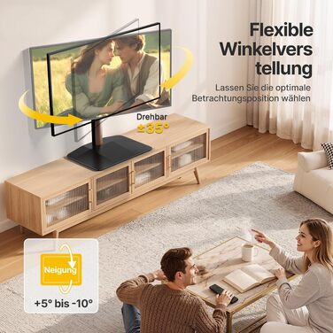 Настільна підставка для телевізора monTEK для LCD LED OLED ТВ від 32 до 65 дюймів