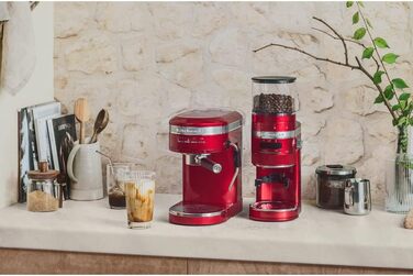 Кавомолка KitchenAid Artisan, червона «Любовне яблуко», електрична, модель KI5KCG8433