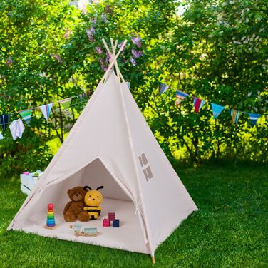 Палатка-намет Relaxdays Tipi з килимком