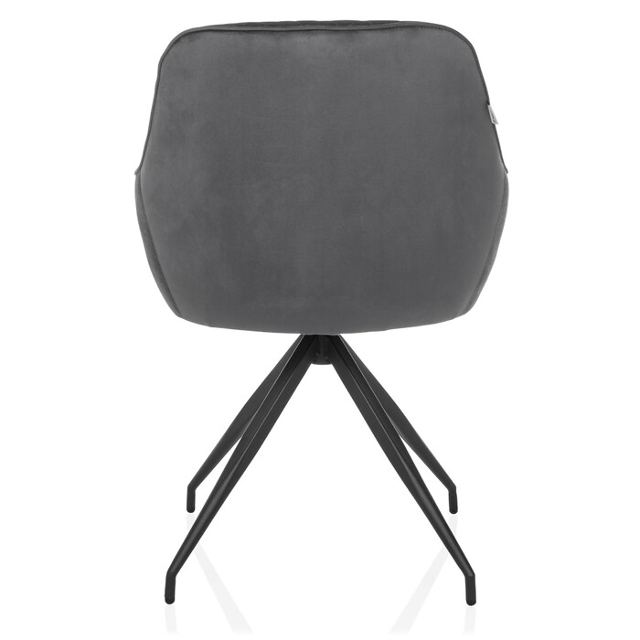 Стілець обідній ELVERUM Velvet Grey hjh LIVING