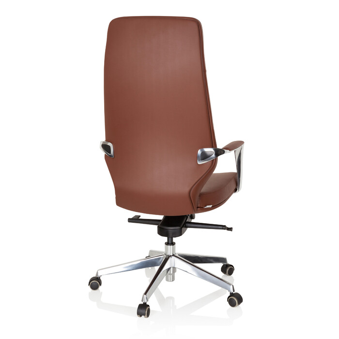 Крісло для керівника / офісне крісло VELVET штучна шкіра коричневий hjh OFFICE