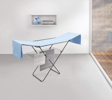 Сушарка для білизни Metaltex Panarea Onyx, металева, з додатковою решіткою, 18 м