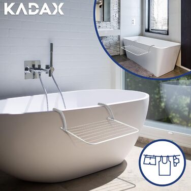 KADAX Сушарка для білизни на балкон, радіатор чи ванну, підвісна, компактна, складна