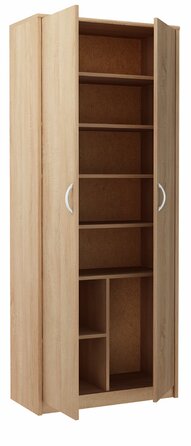 Стелаж Matkam 74 x 180 x 35 см, дуб сонома