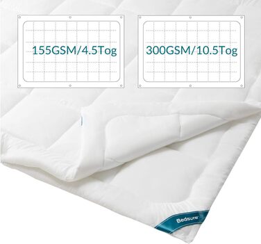 Зимова ковдра BEDSURE 135x200 см, тепла ковдра для сну (450 г/м²), преміум-якість