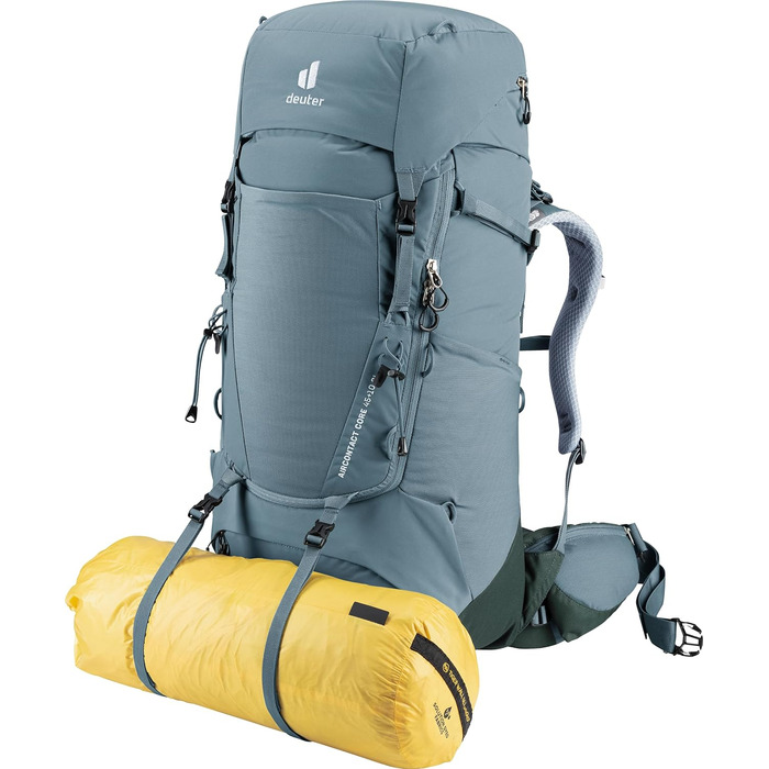 Жіночий трекінговий рюкзак Deuter Aircontact Core 45+10 SL, 45+10 л, shale-ivy, модель 2024