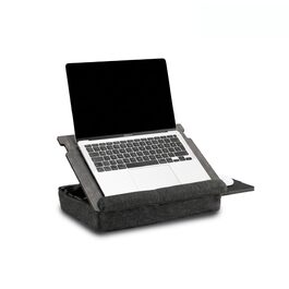 Підставка для ноутбука з подушкою Vigo Wood Laptray — стіл для ліжка та дивана, регульований тримач (Cambridge & Black)