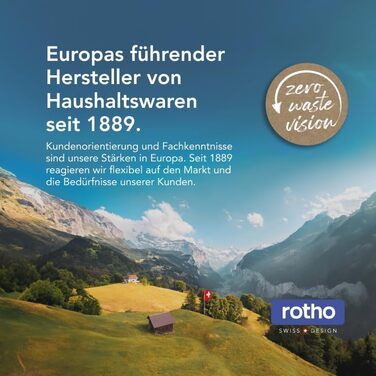 Кошик для білизни Rotho COUNTRY з кришкою, червоний, 55л, імітація ротангу, BPA Free