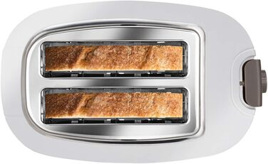 Тостер Taurus Mytoast II, 750Вт, 2 слоти, 7 режимів, автоцентрування, підігрів, розморожування, піддон для крихт, підсвічування, білий