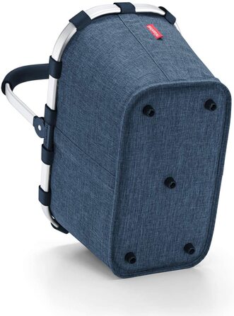 Кошик для покупок Reisenthel Carrybag Frame Bandana Blue, місткий, з міцною рамою, водовідштовхувальний, з внутрішньою кишенею, стильний дизайн