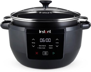 Мультиварка Instant Pot Superior 7.1 л, 4 режими (повільне приготування, смаження, пароварка, підігрів), для кухні, 800 Вт, підходить для посудомийки