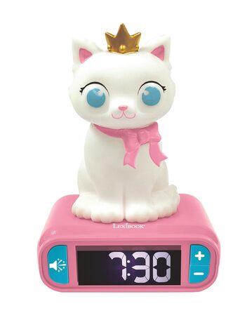 Дитячий ліхтарик-годинник Lexibook Disney Stitch, рожевий, з LCD-дисплеєм, мелодіями та функцією сну RL800D1