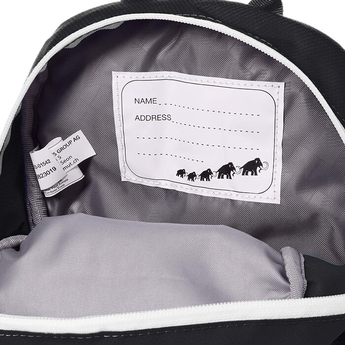 Дитячий рюкзак Mammut First Zip 4 л, чорний/червоний, 28x15x22 см